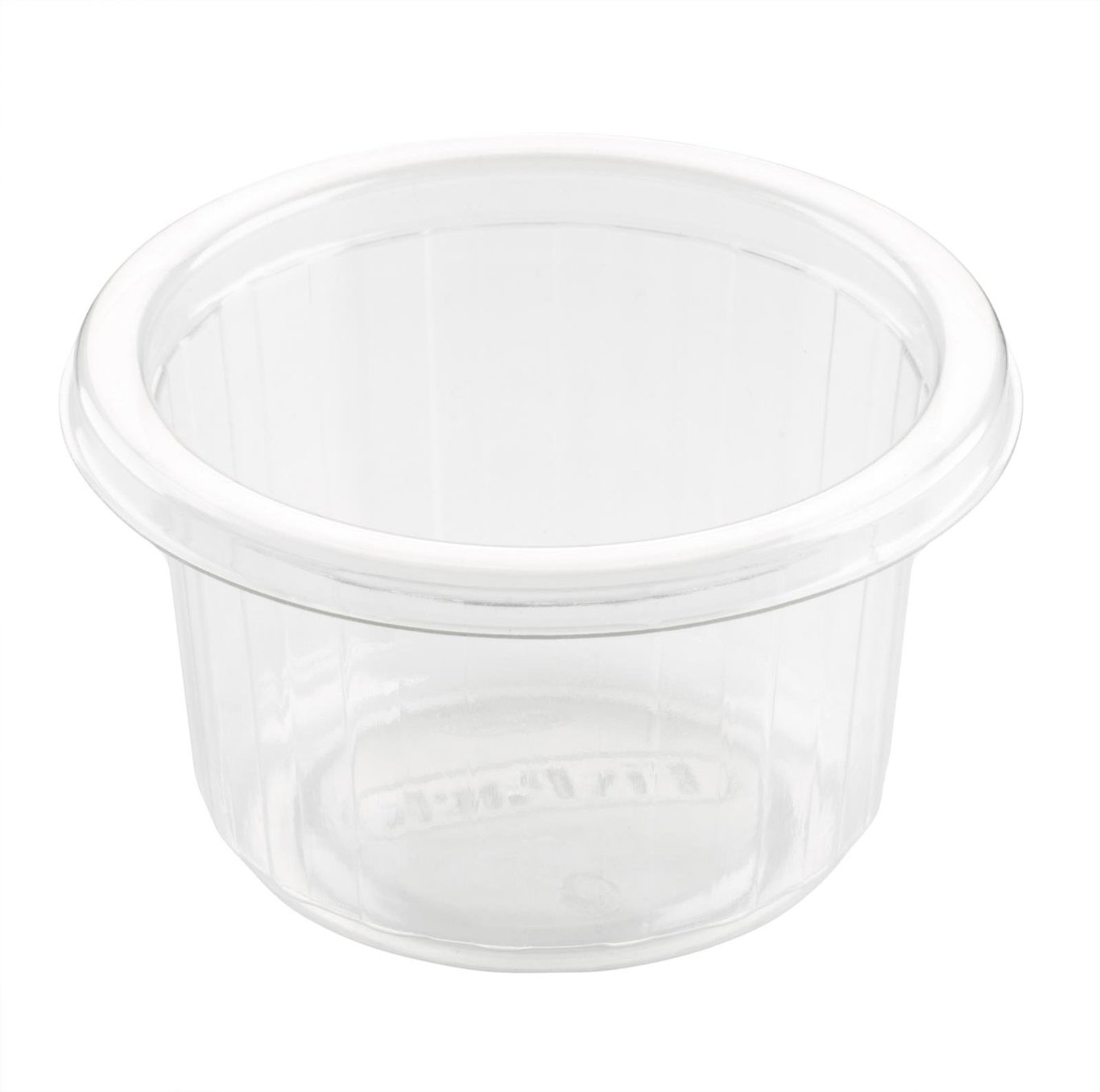 Rund plastbägare Duni Fixpack PET klar Ø80x46mm 110ml