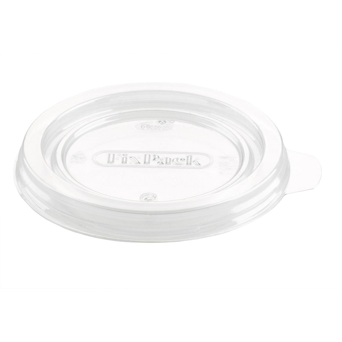 Lock till plastbägare Duni Fixpack PET klar till Ø80mm