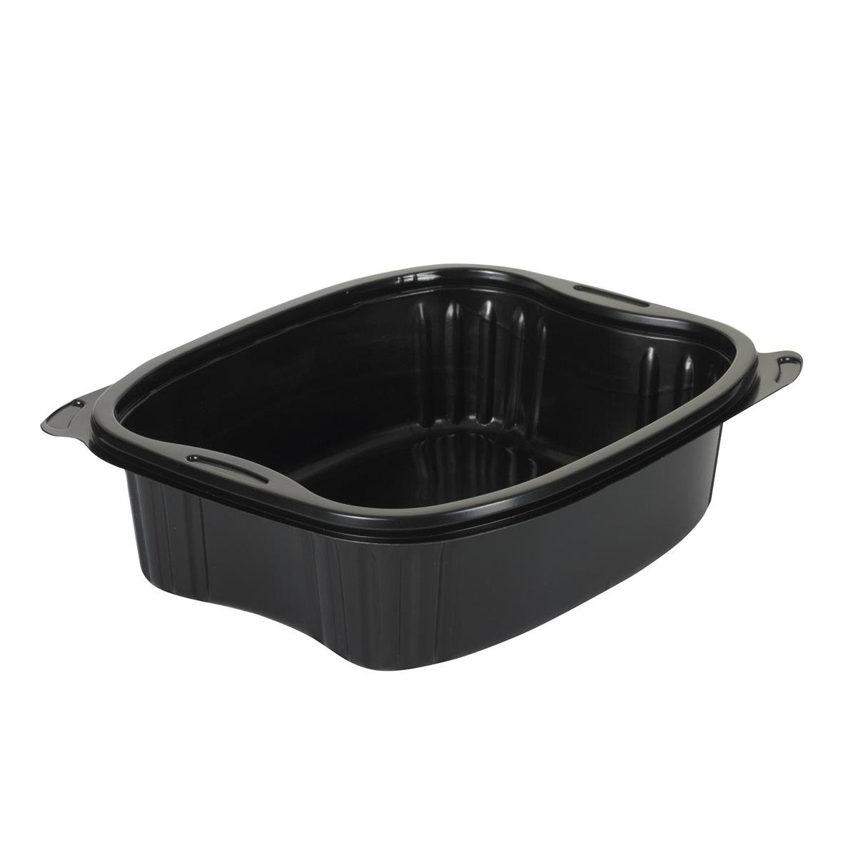 Svart plastlåda Plastform Bistro PP 190x155x51mm 900ml
