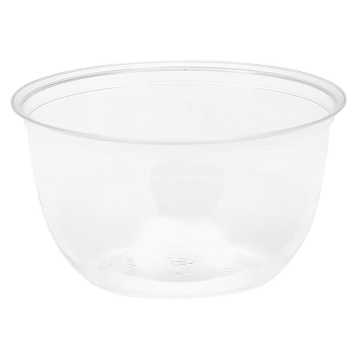 Rund transparent plastbägare från Duni, klar, Ø95x50mm, 230ml