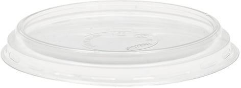 Lock till plastbägare rund Duni PET klar till Ø85mm