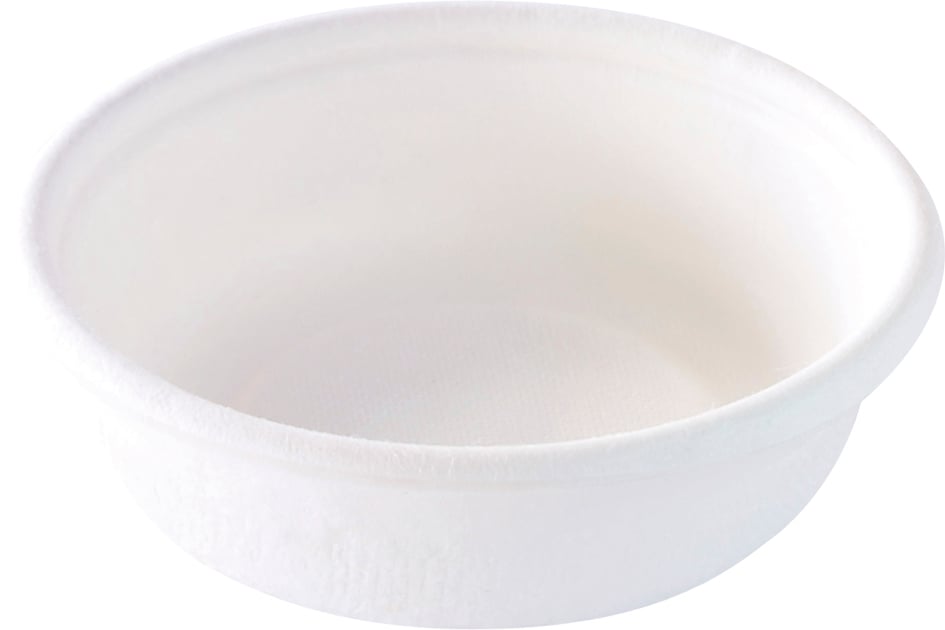 Vit dressingbägare av Duni Bagasse, kapacitet 30ml