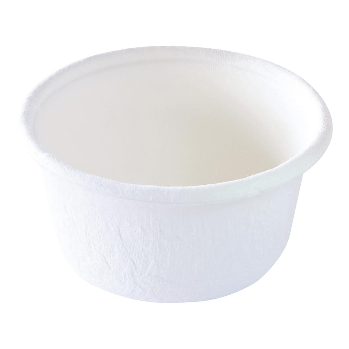 Brun Duni Bagasse dressingbägare på 60ml, tillverkad av biologiskt nedbrytbart material