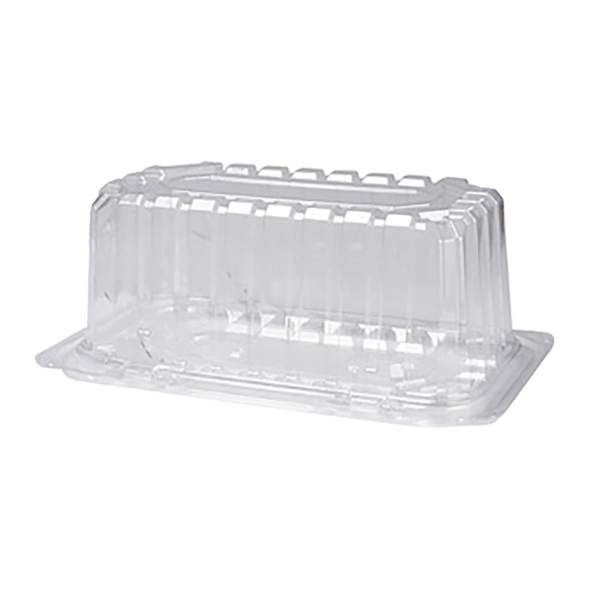 Stubbeform med lock, transparent plast, mått 294x167x114mm