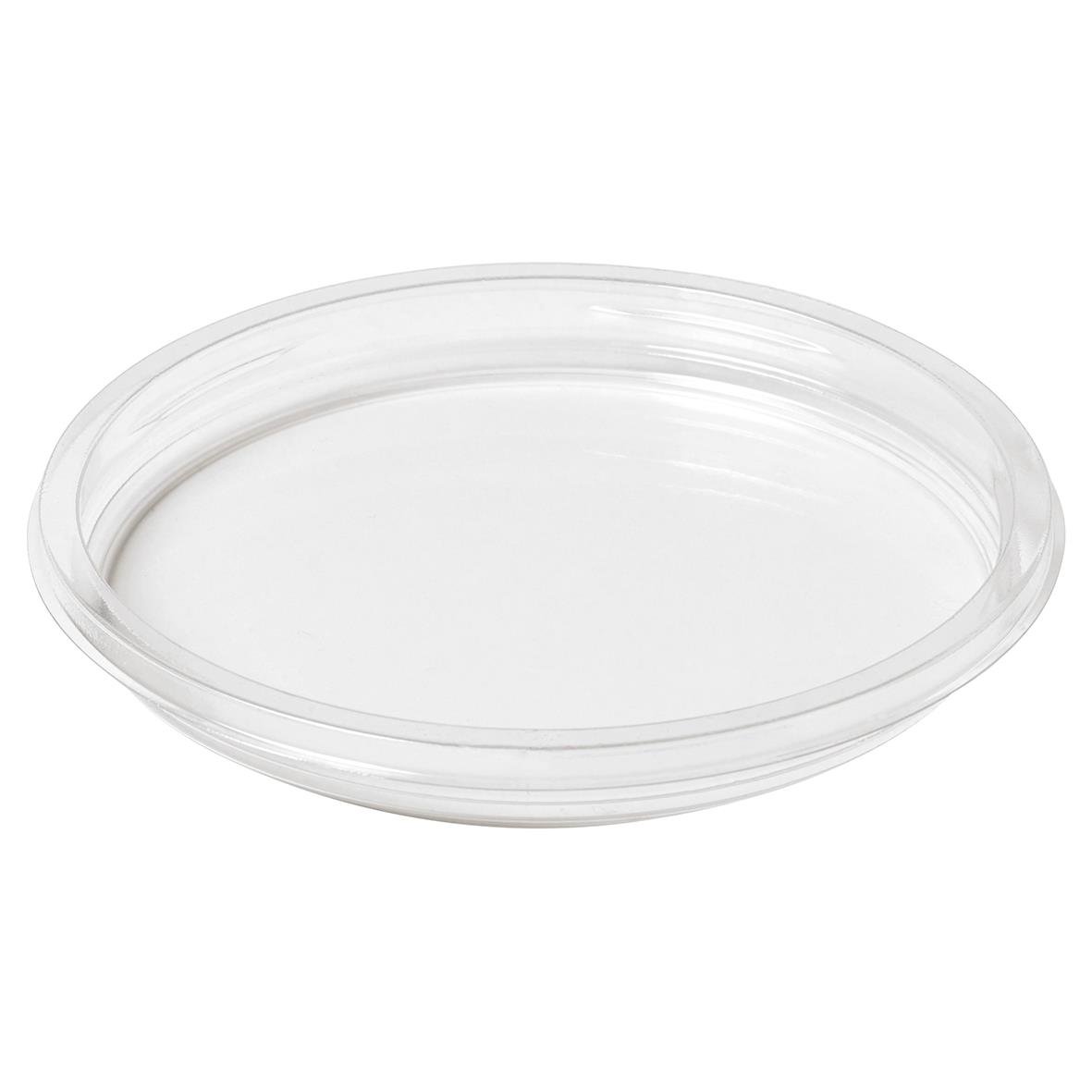 Lock till plastbägare Duni Crystal Deli RPET, klar, till Ø114mm