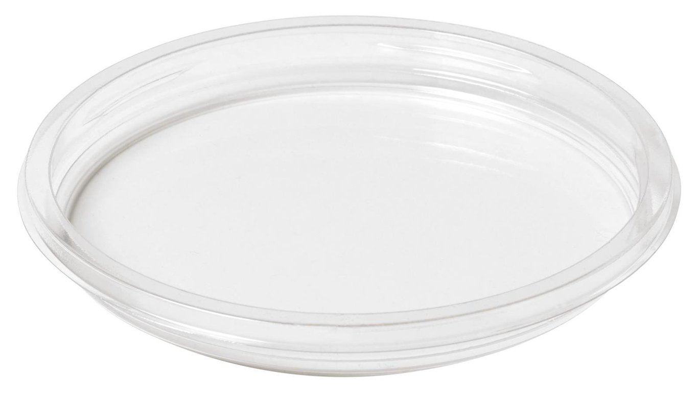 Lock till plastbägare Duni Crystal Deli RPET, klar, till Ø114mm