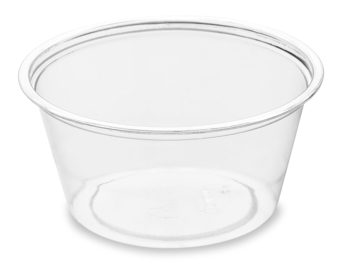 Plastbägare Rund Duni RPET Klar Ø64x30mm 60ml