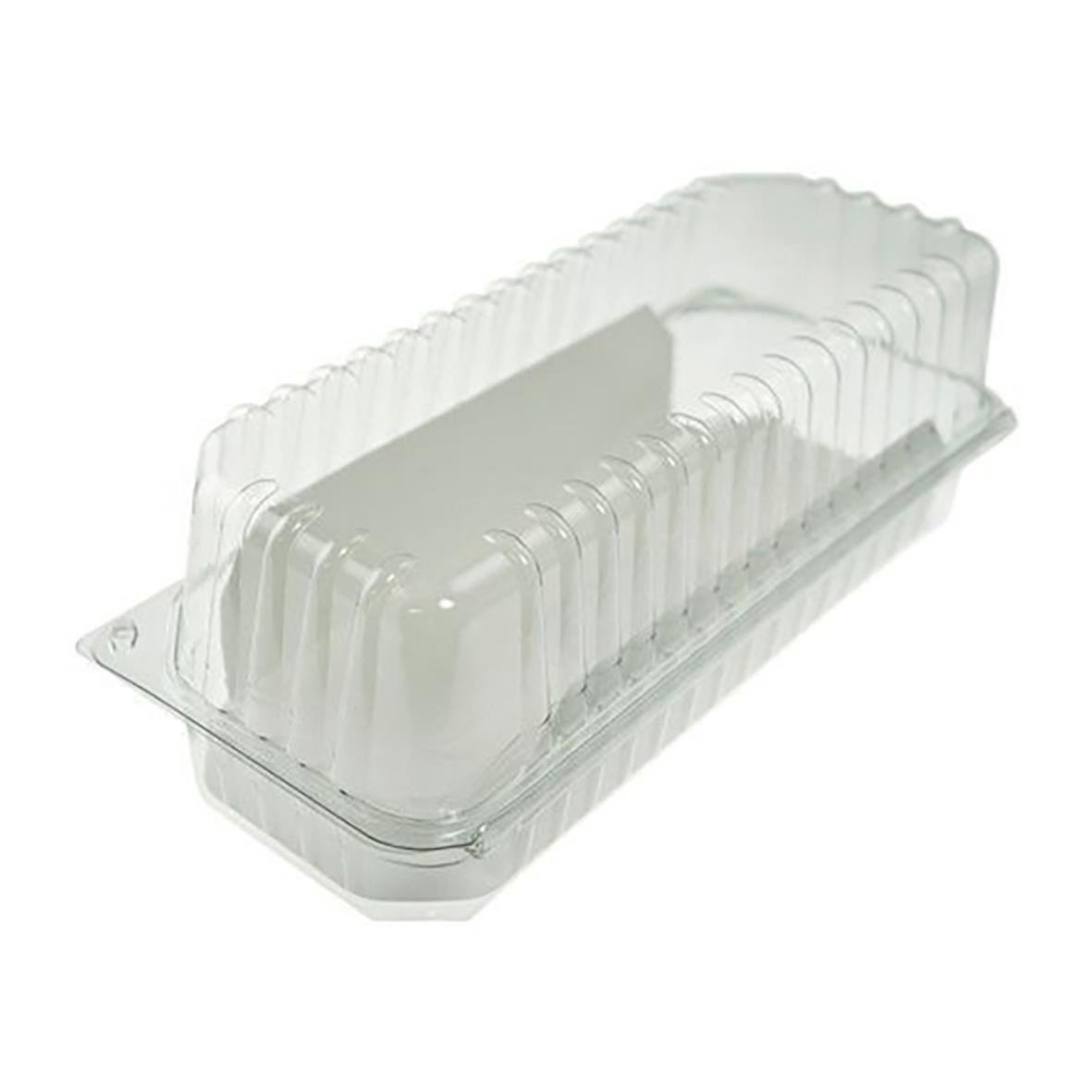 Helstubbe eller landgångsform i genomskinlig plast, redo att användas