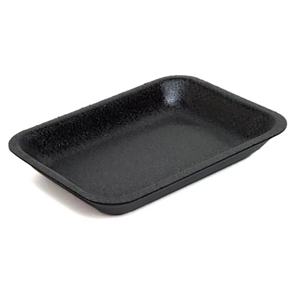 Svart tråg i EPS med måtten 175x132x22 mm