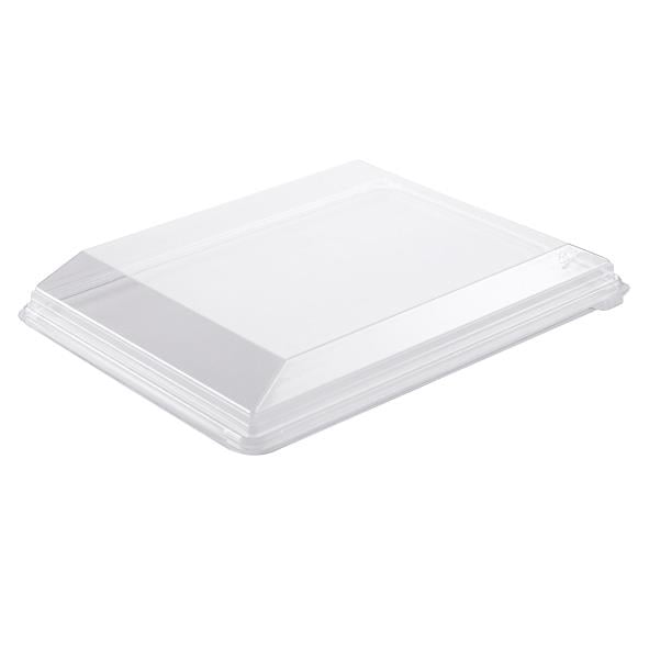 Lock till uppläggfat med hög zen kupol, klar, 320x250x50 mm