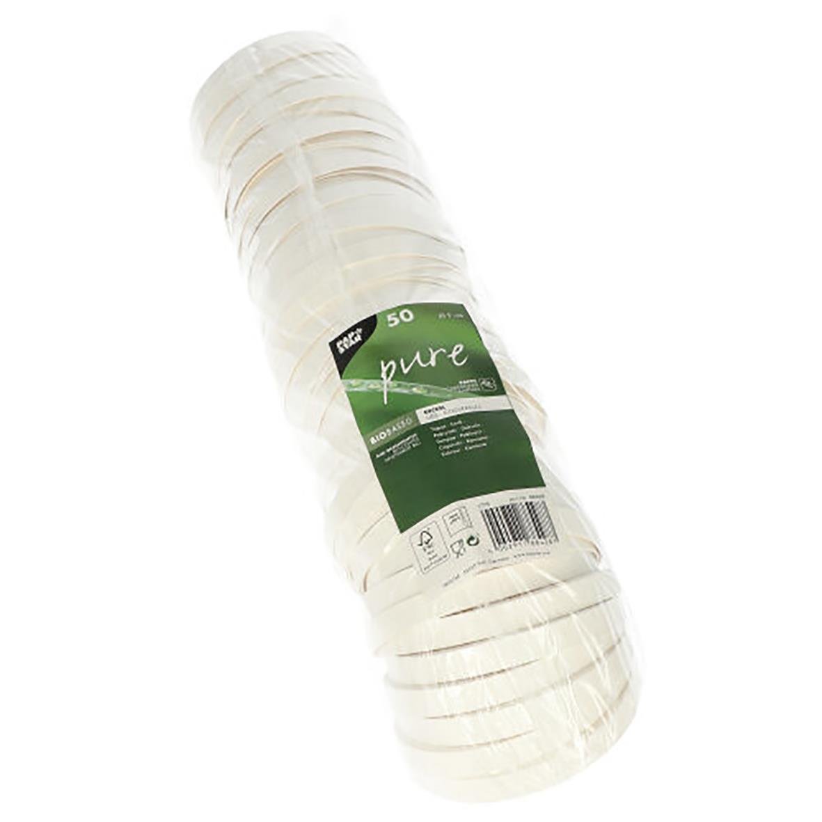 Vit pappersmugg med hål, 36-47cl, Ø9cm, 50 stycken