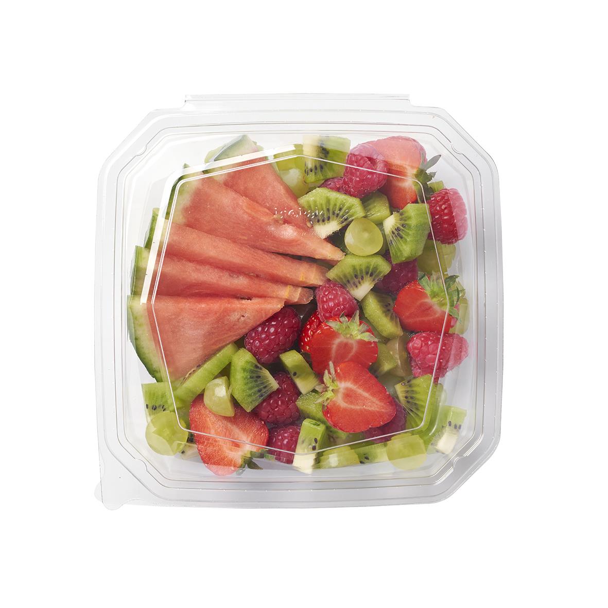 Plastform Duni Octaview RPET klar frukt- och bärskål 185x185x90mm 800ml