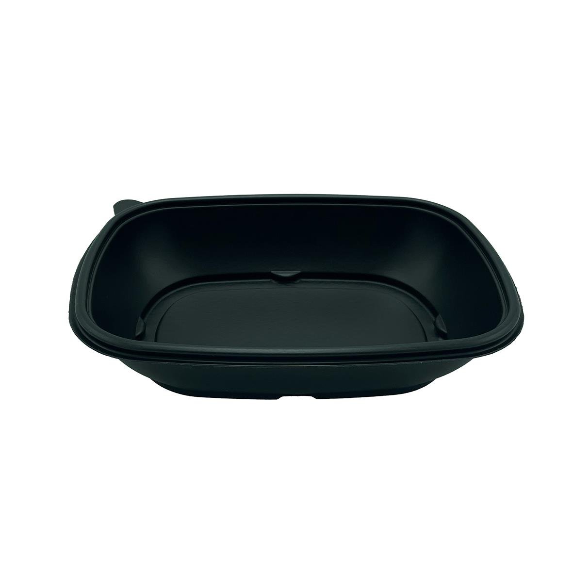 Svart plastlåda med lock, 230x170x50mm, 900ml, förvaring