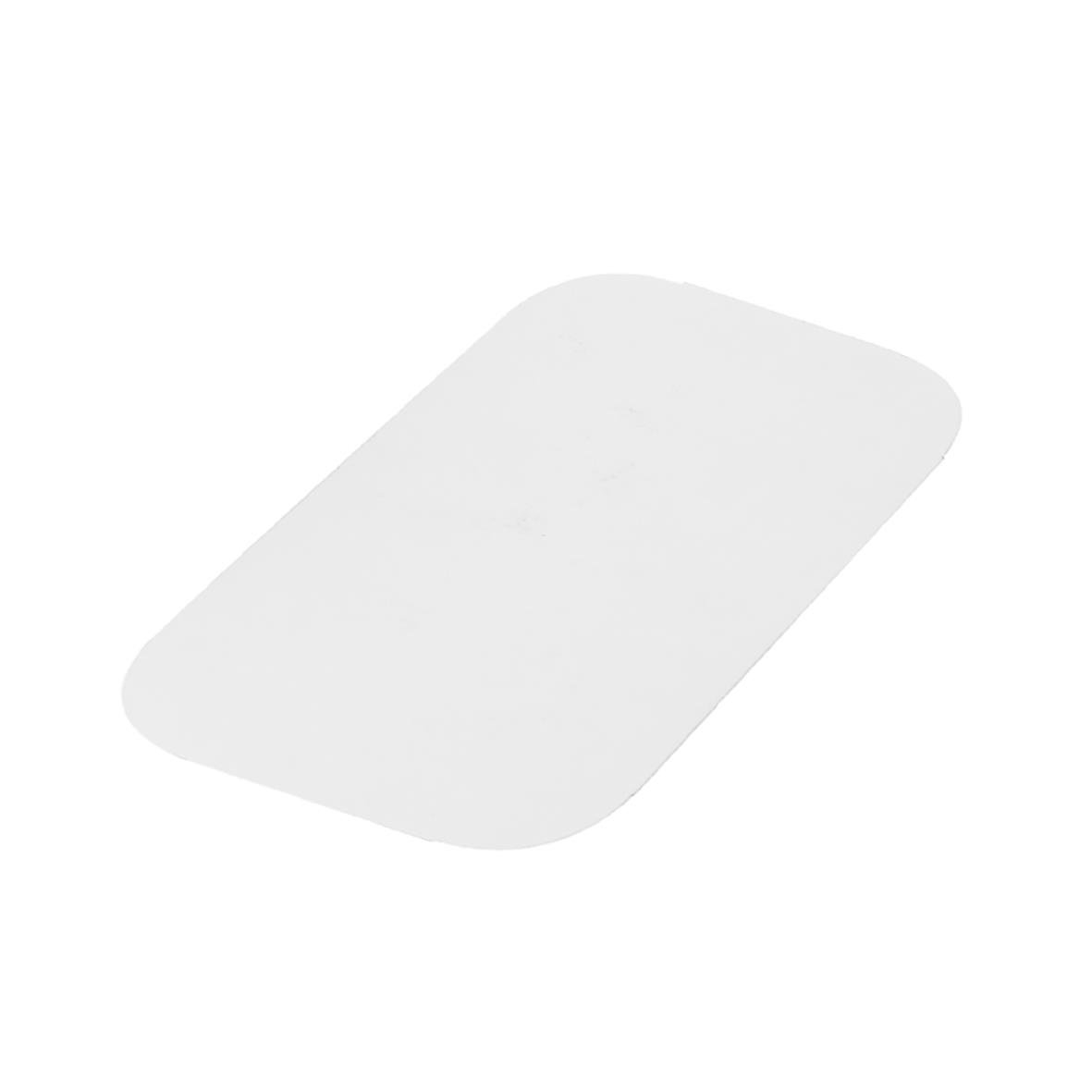 Vit lock till aluminiumform med måtten 192x116mm och volymen 670ml