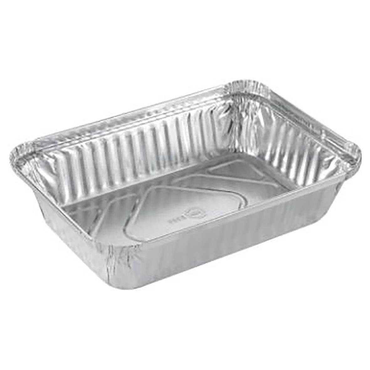Aluminiumform 890ml, 207x141x41 mm, rektangulär form i aluminium för matlagning eller förvaring