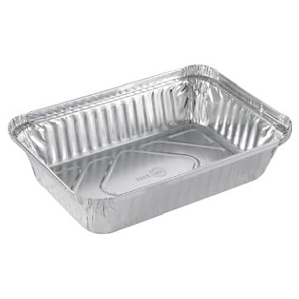 Aluminiumform 890ml, 207x141x41 mm, rektangulär form i aluminium för matlagning eller förvaring