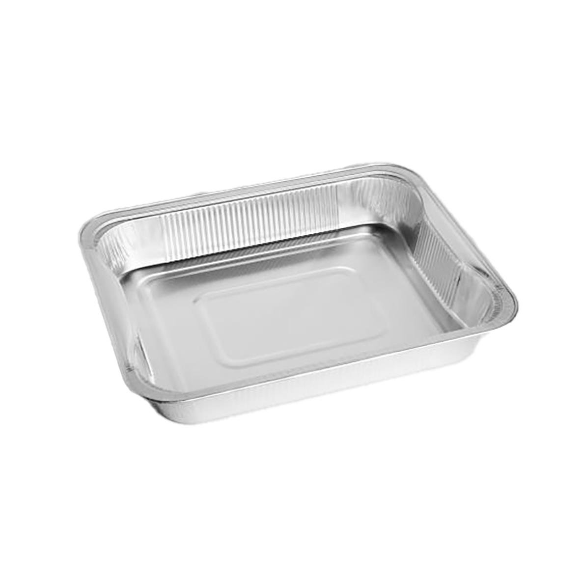 Aluminiumform 1/2 Gastro smoothwall 3100ml, rostfri, rektangulär form för matlagning och servering