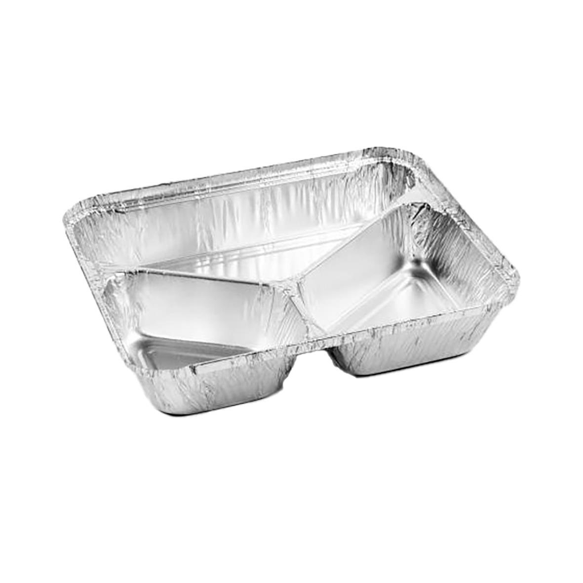 Aluminiumform med 3 fack, mått 227x177x38mm, 980ml