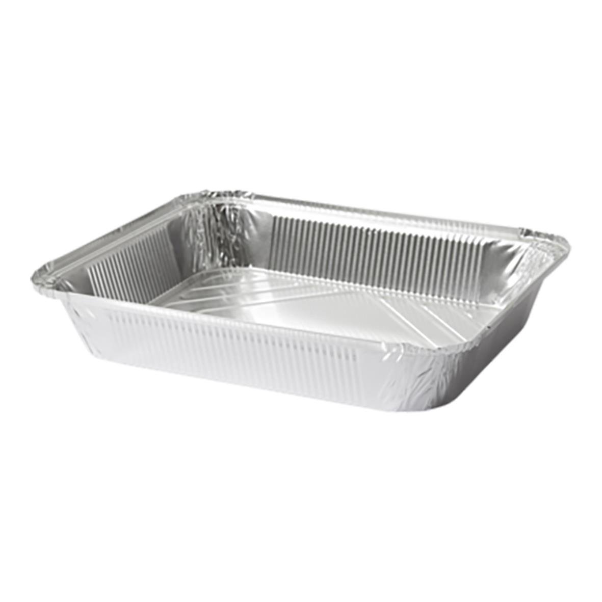 Aluminiumform GN 1/2 med lås, 322x262x50mm, 3200ml, rektangulär, med lock