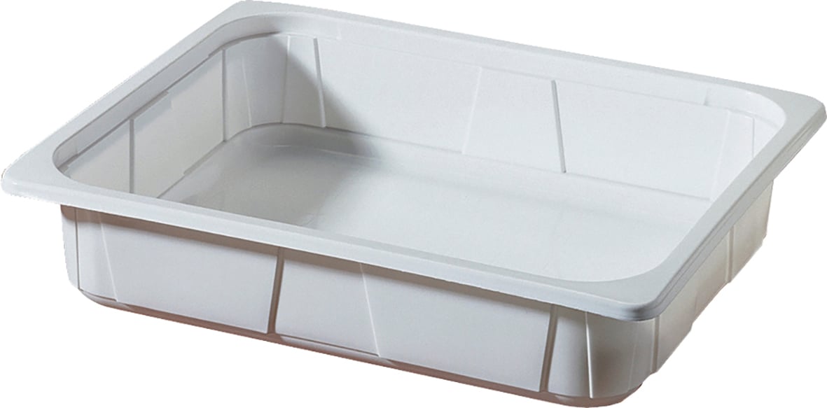 Vit plastform Duniform 1/2 GN CPET, 4000ml