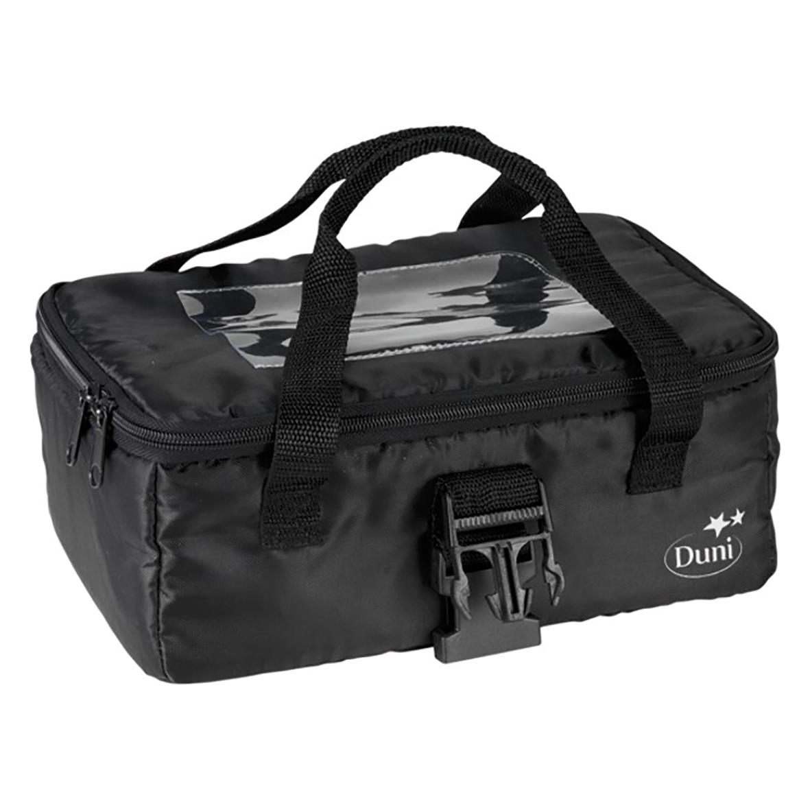 Termoväska Duni Duniform med spänne i svart, mått 290x200x100mm