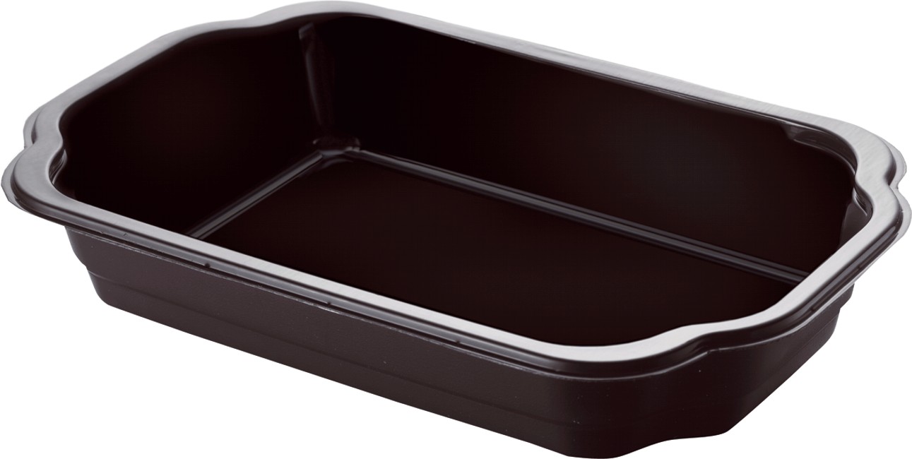 Plastform Duniform TA PP Svart 250x159x43mm 1100ml 65040056