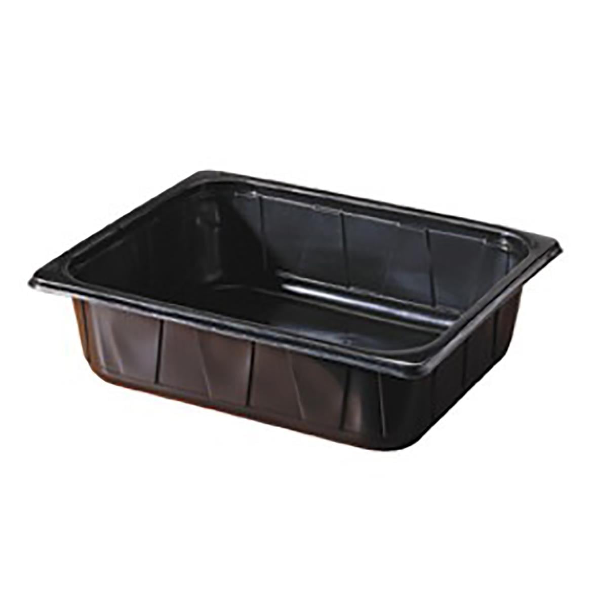 Svart plastform Duniform 1/2 GN PP 5000ml