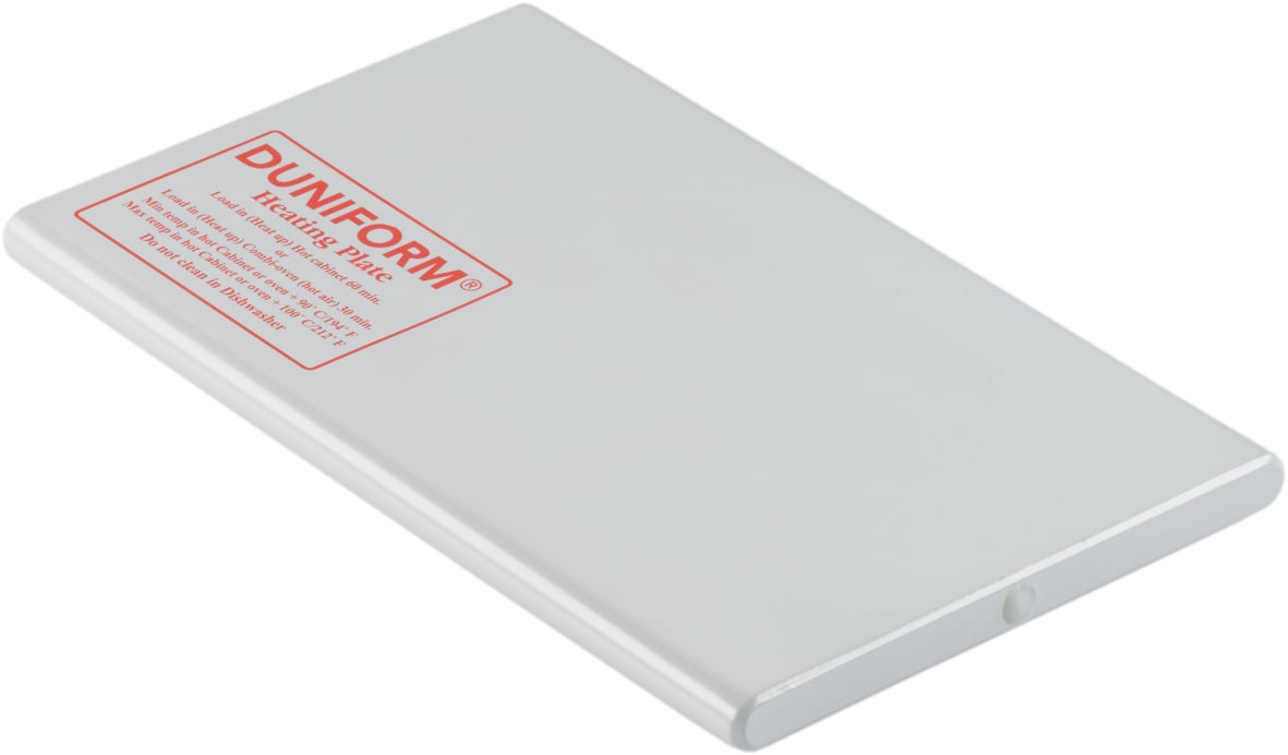 Värmeplatta Duniform 164x265x15,5mm i vitt plastskydd