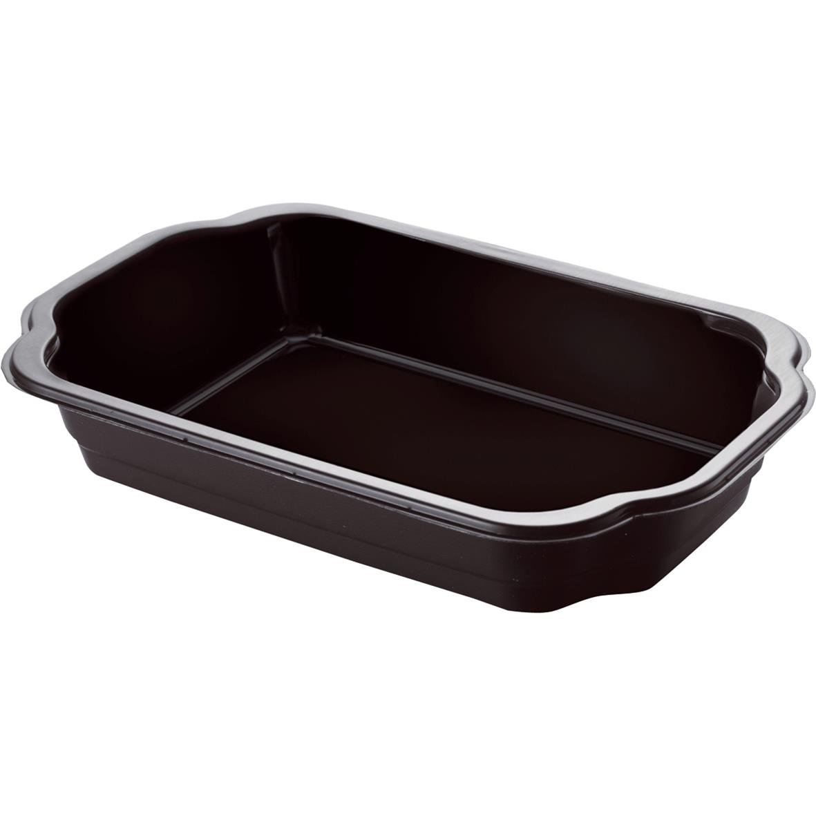 Svart plastform Duniform PP 215x148x41mm 900ml