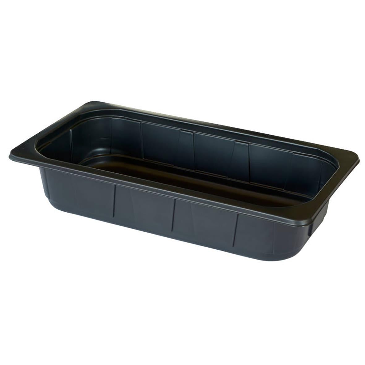 Svart plastform Duniform 1/3 GN PP 2500ml