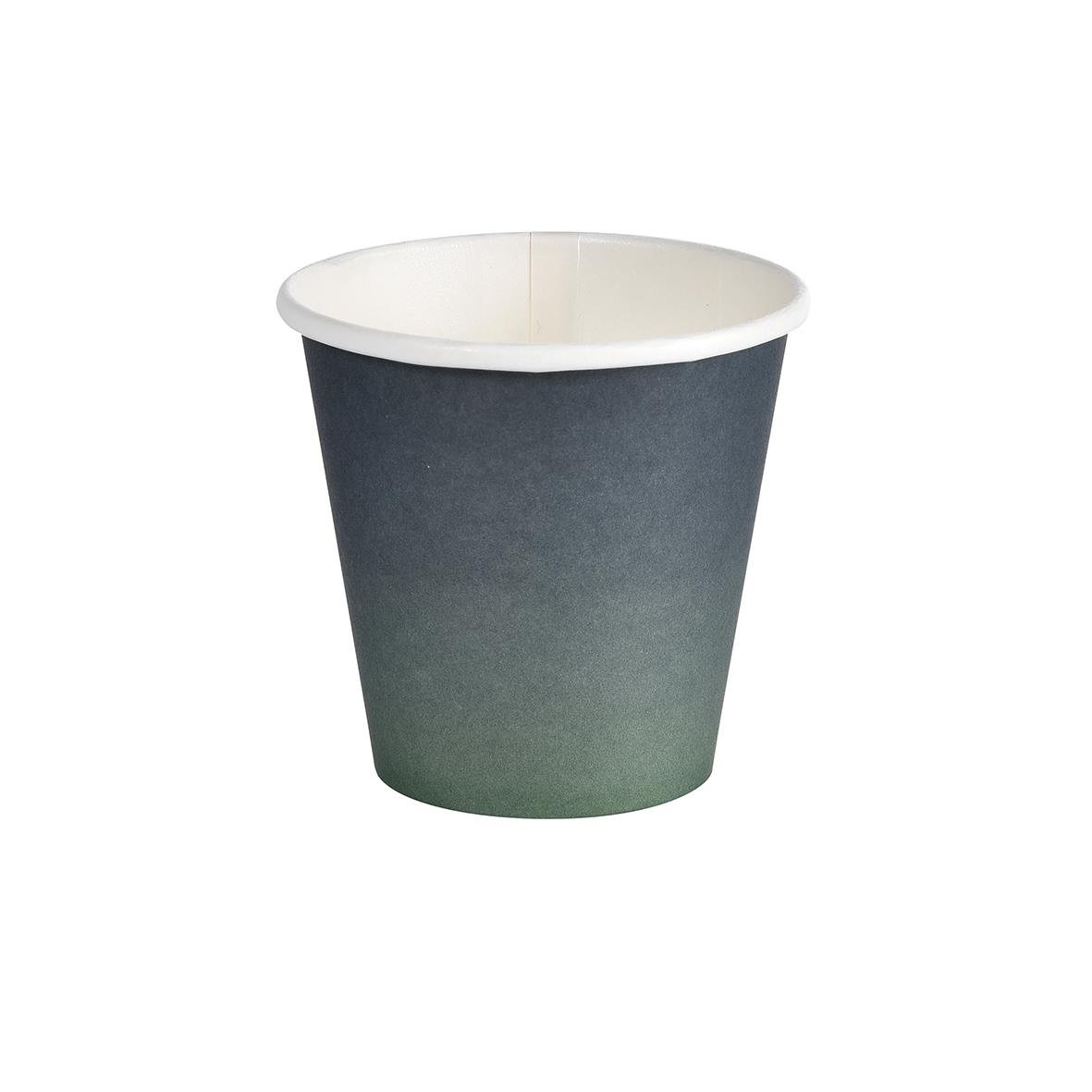 Pappersmugg Duni Urban 18cl i svart och vitt designad för drycker