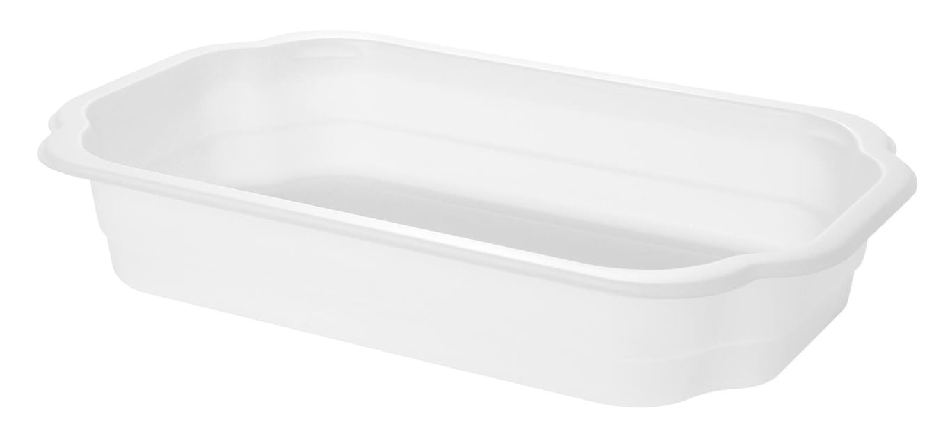 Vit plastform Duniform TA PE, 250x159x43mm, 1100ml