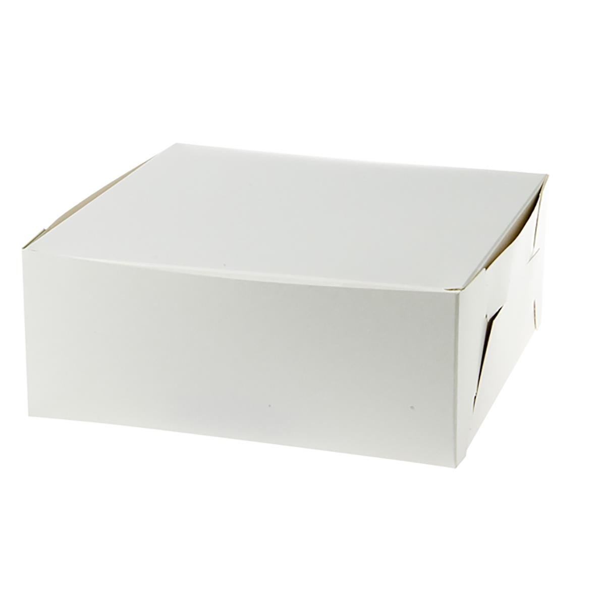 Vit bakelsekartong med måtten 280x280x100mm