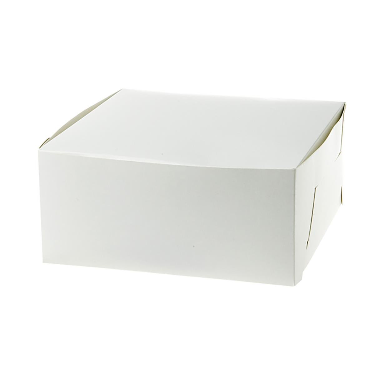 Vit bakelsekartong i storlek 220x220x110mm