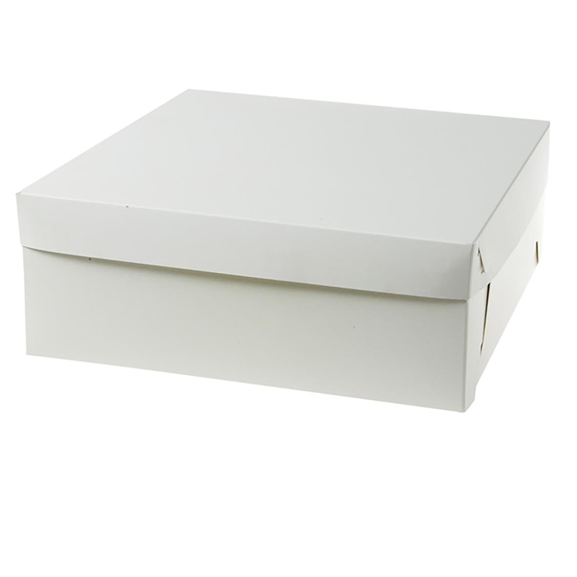 Vit tårtkartong botten 32x32x10cm