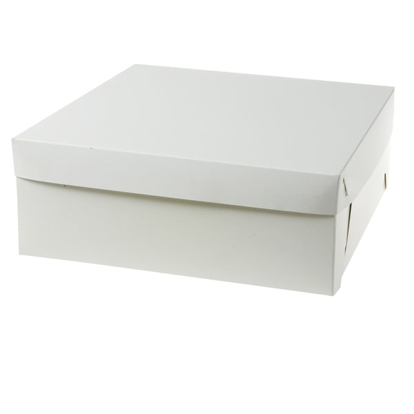 Vit tårtkartong botten 32x32x10cm