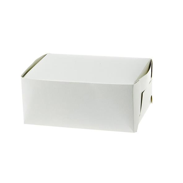 Vit bakelsekartong med måtten 140x110x80mm