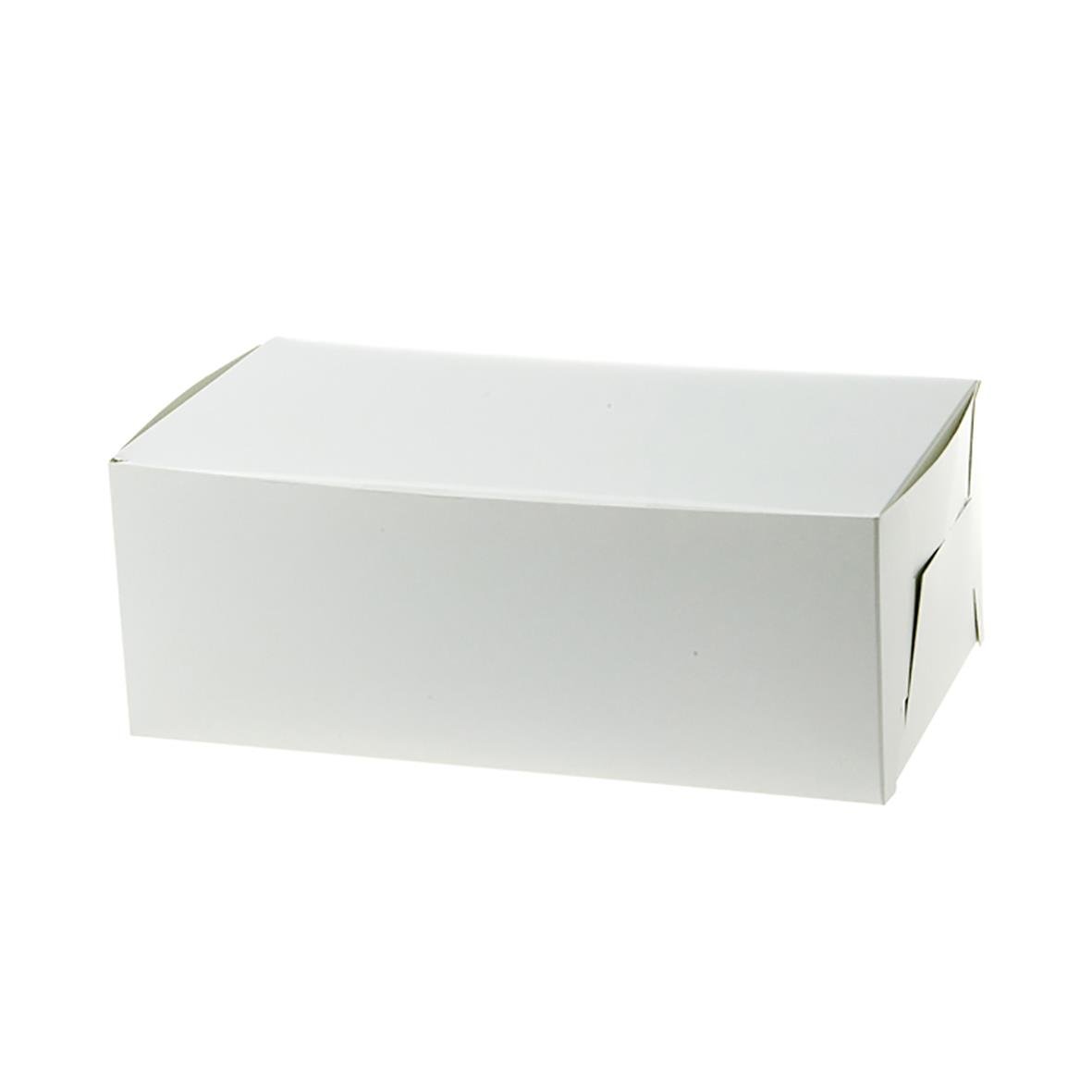 Vit bakelsekartong i storlek 240x130x90mm