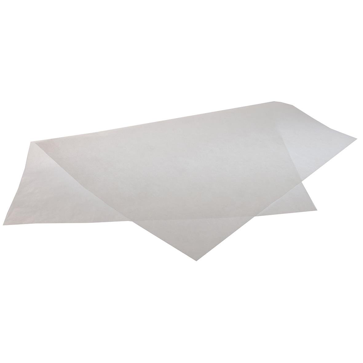 Vit silikonbakplåtspapper 53x32,5cm för bakning och matlagning