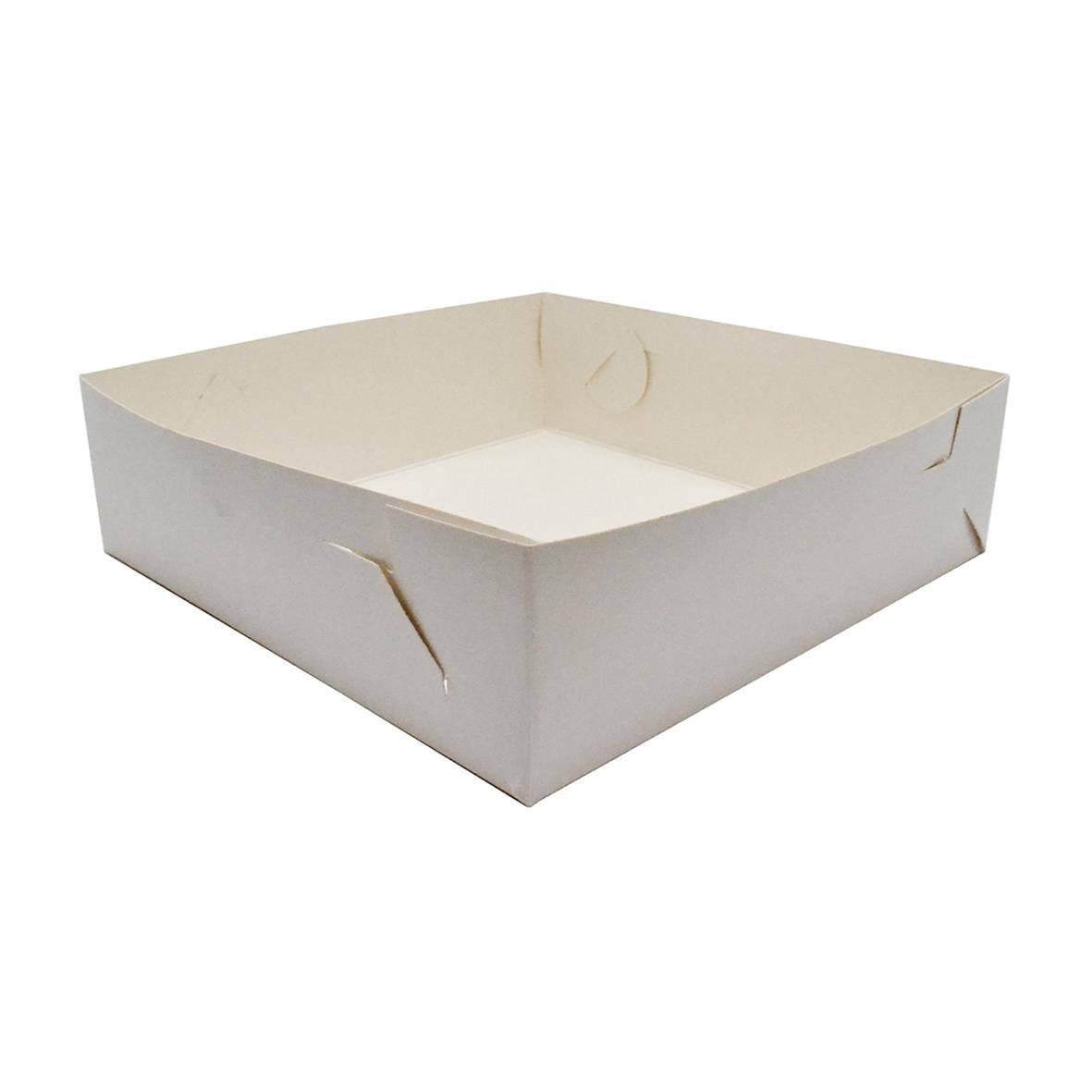 Vit Kageask Nr2 i kartong, mått 230x140x55mm