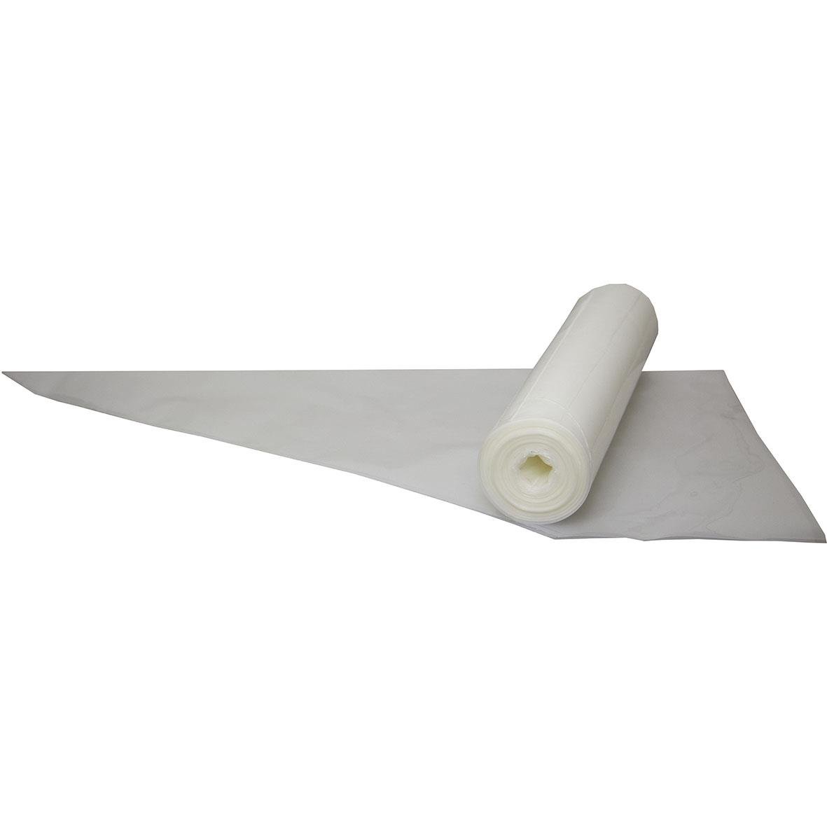 Engångs transparent spritspåse på 53 cm med tillhörande tylle