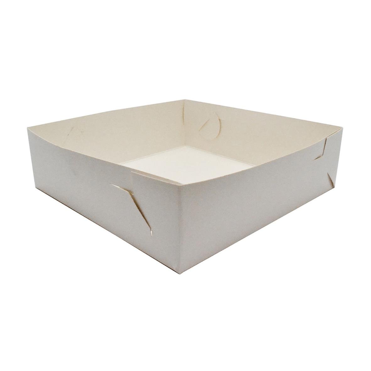 Vit Kageask Nr3 i kartong, 230x230x50 mm