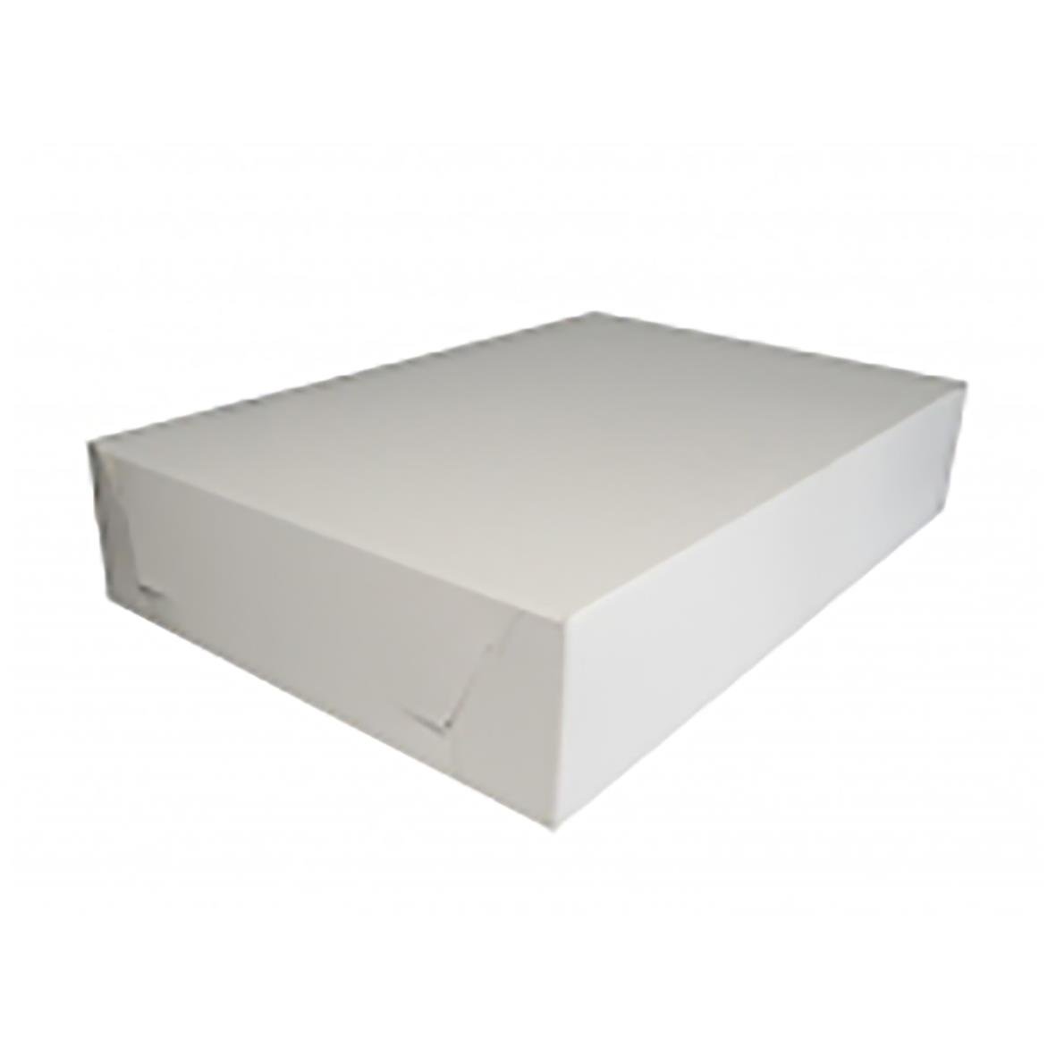 Vit tårtlock i storlek 300x450x90 mm