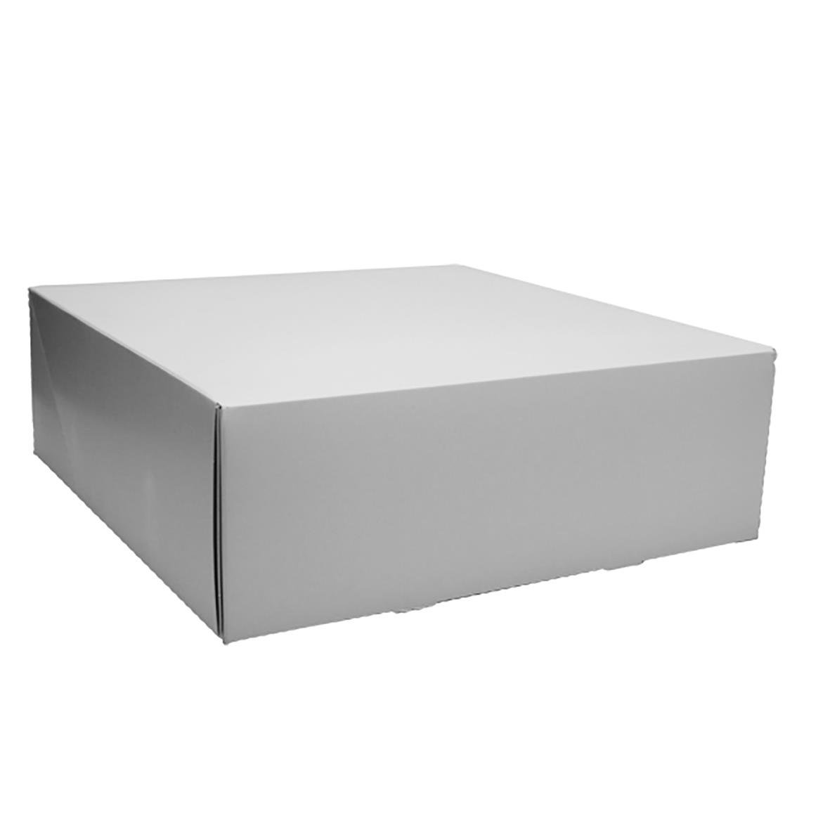 Vit bakelsekartong Q-Lock 280x280x120 mm