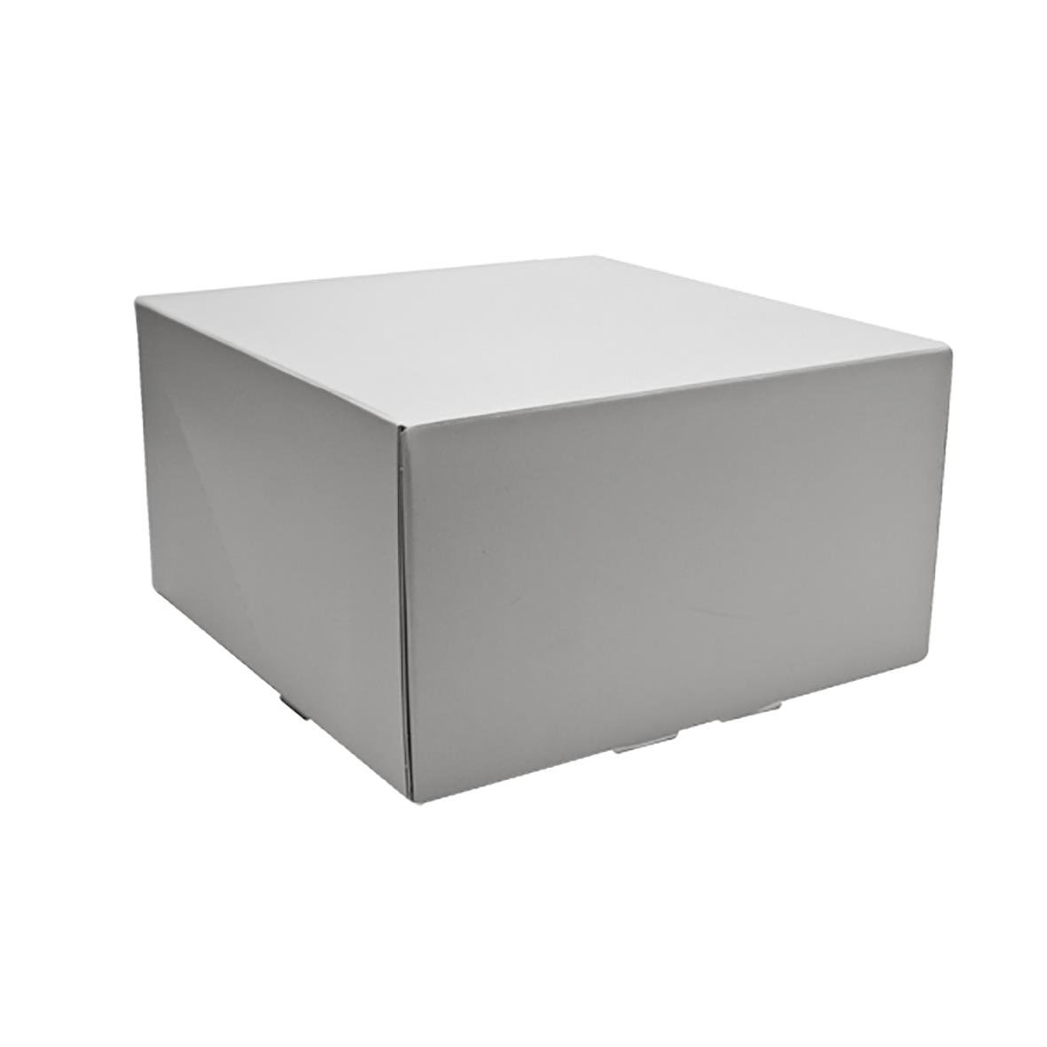 Vit bakelsekartong Q-Lock 220x220x120 mm