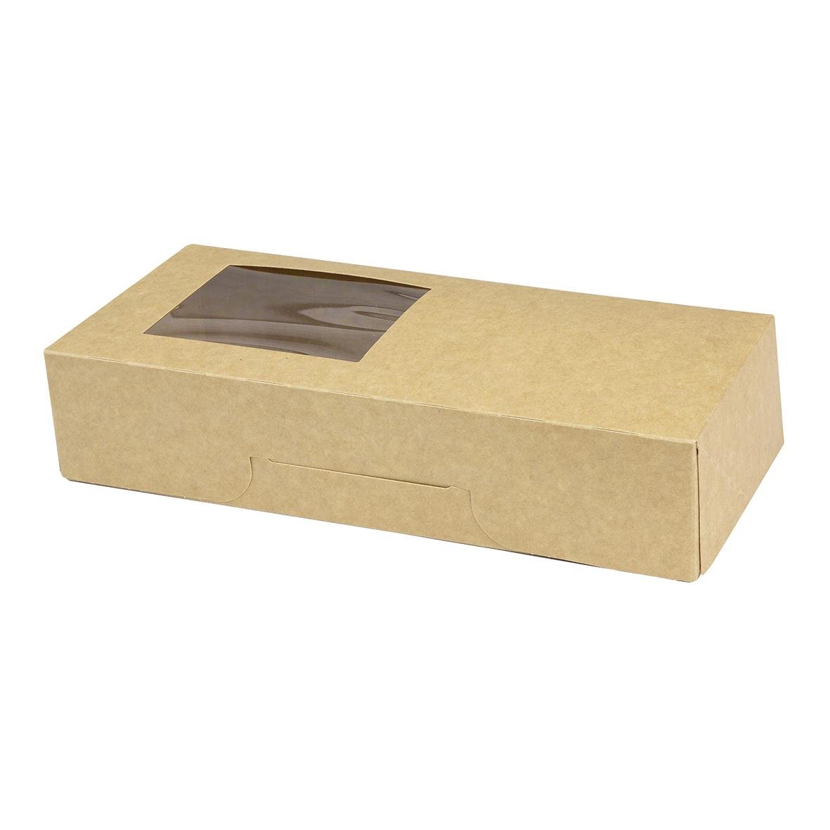 Fönsterkartong för Deli/Sushi 6-pack, mått 230x105x50mm