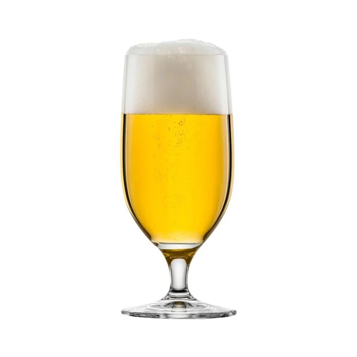 Ölglas Schott Zwiesel Mondial Beer Tulip 76x170mm 41cl fyllt med öl och skum