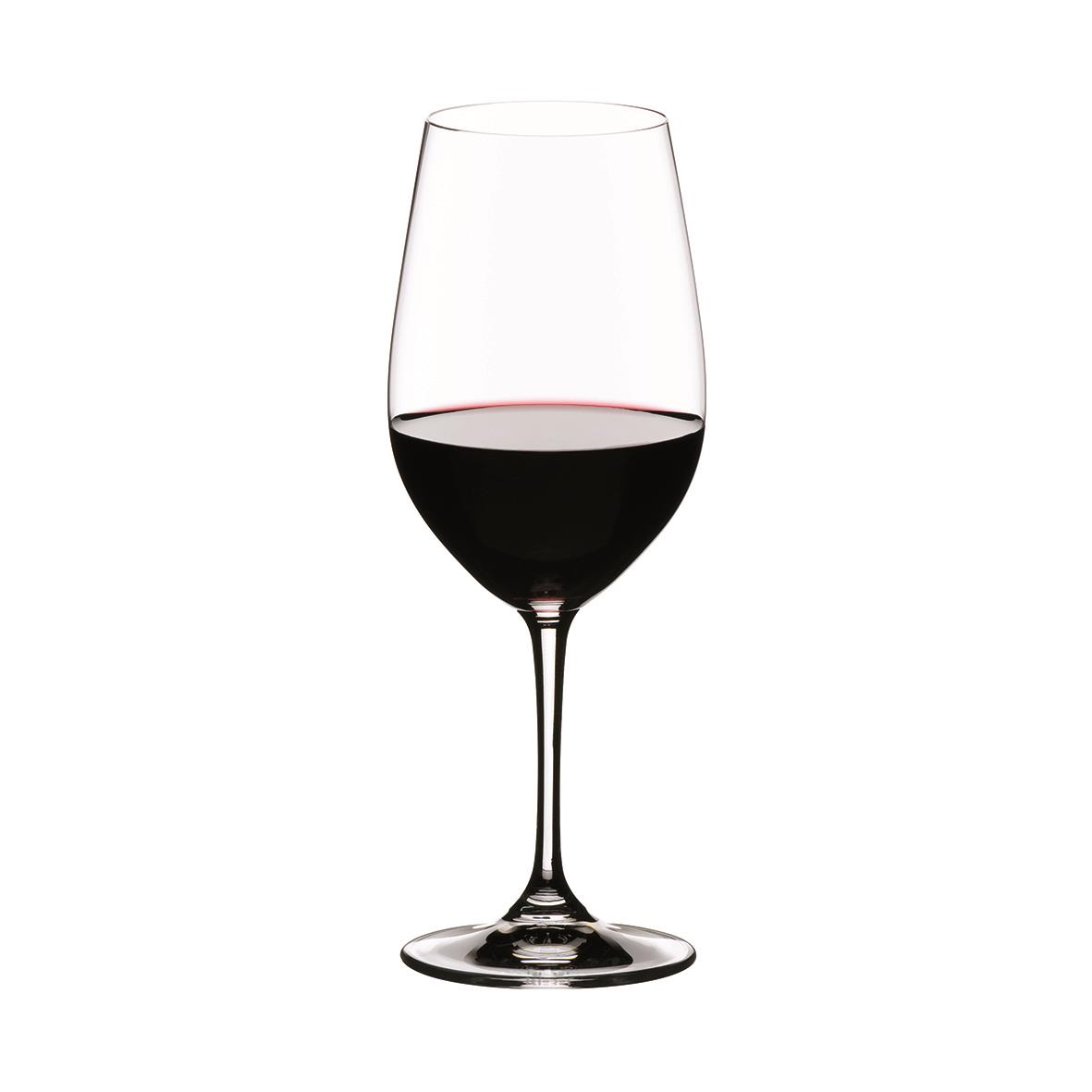Vinglas Riedel Vinum Zinfandel/Riesling med rödvin, höjd 210mm, volym 40cl