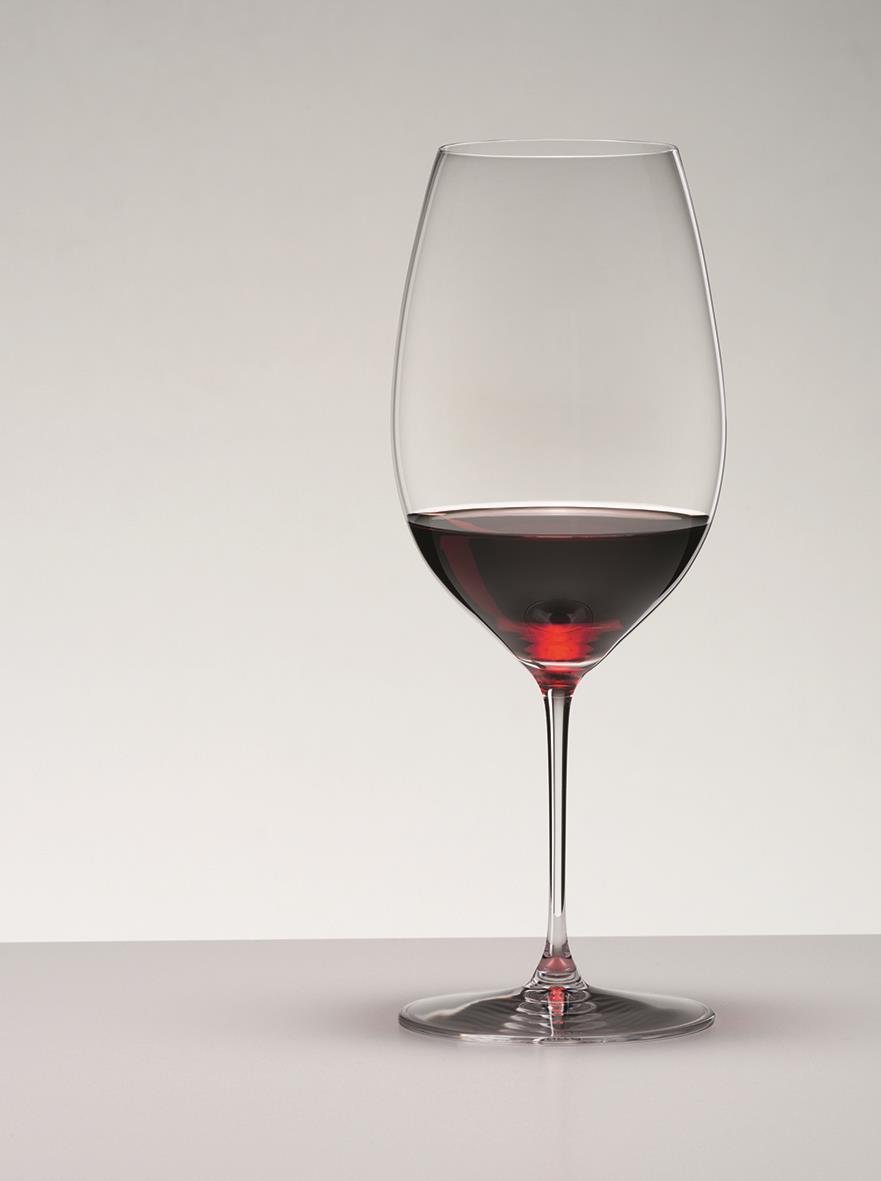 Vinglas Riedel Veritas New World Shiraz med rödvin