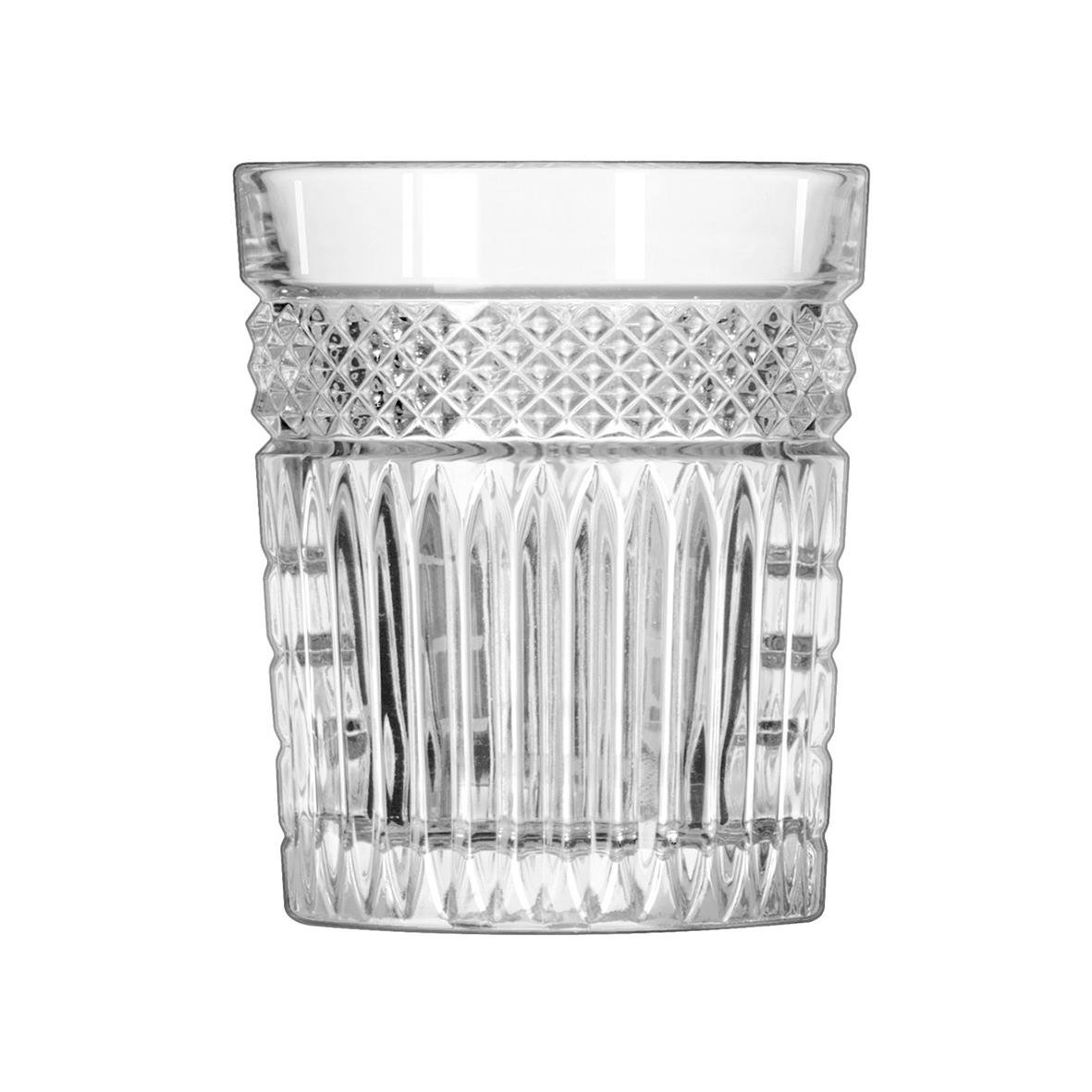 Drinkglas Libbey Radiant DOF Ø89x106mm 35,5cl i kristallklart glas med mönster och ribbor